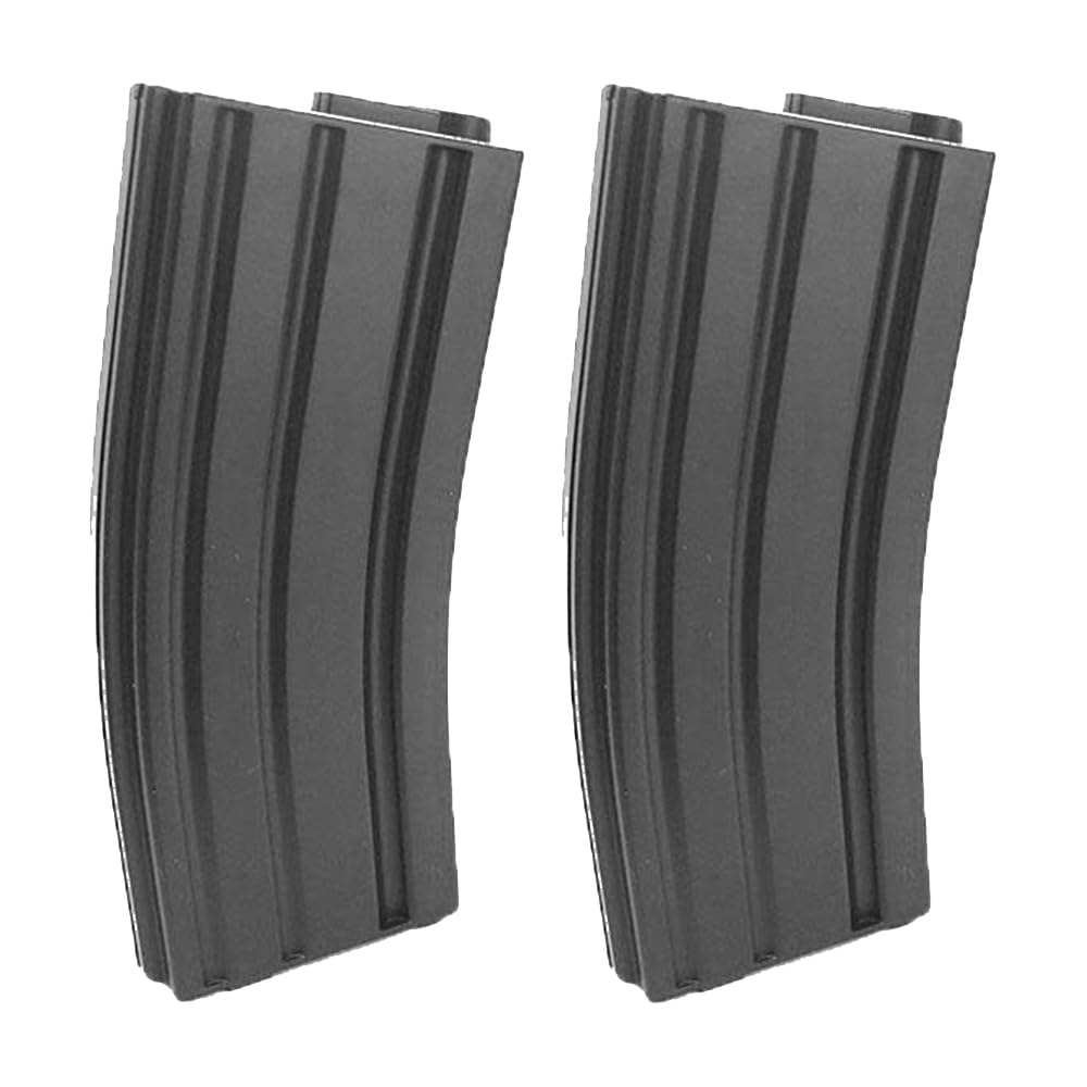 Slong Airsoft M4 Mid-Cap Cargadores 140 Bolas Airsoft Czarny Plastik 2 Sztuki