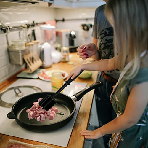 Meat Chopper, 5 Curved Blade Ground Beef Smasher, Heat Resistant Meat Masher And Smasher For Hamburger Meat, Ground Beef, Potatoes And More, Non Stick Mixer And Chopper Kitchen Tool #TOP1