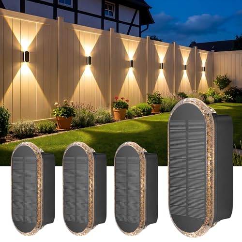 ELLASAY Aplique Solar Pared Exterior,Lámparas