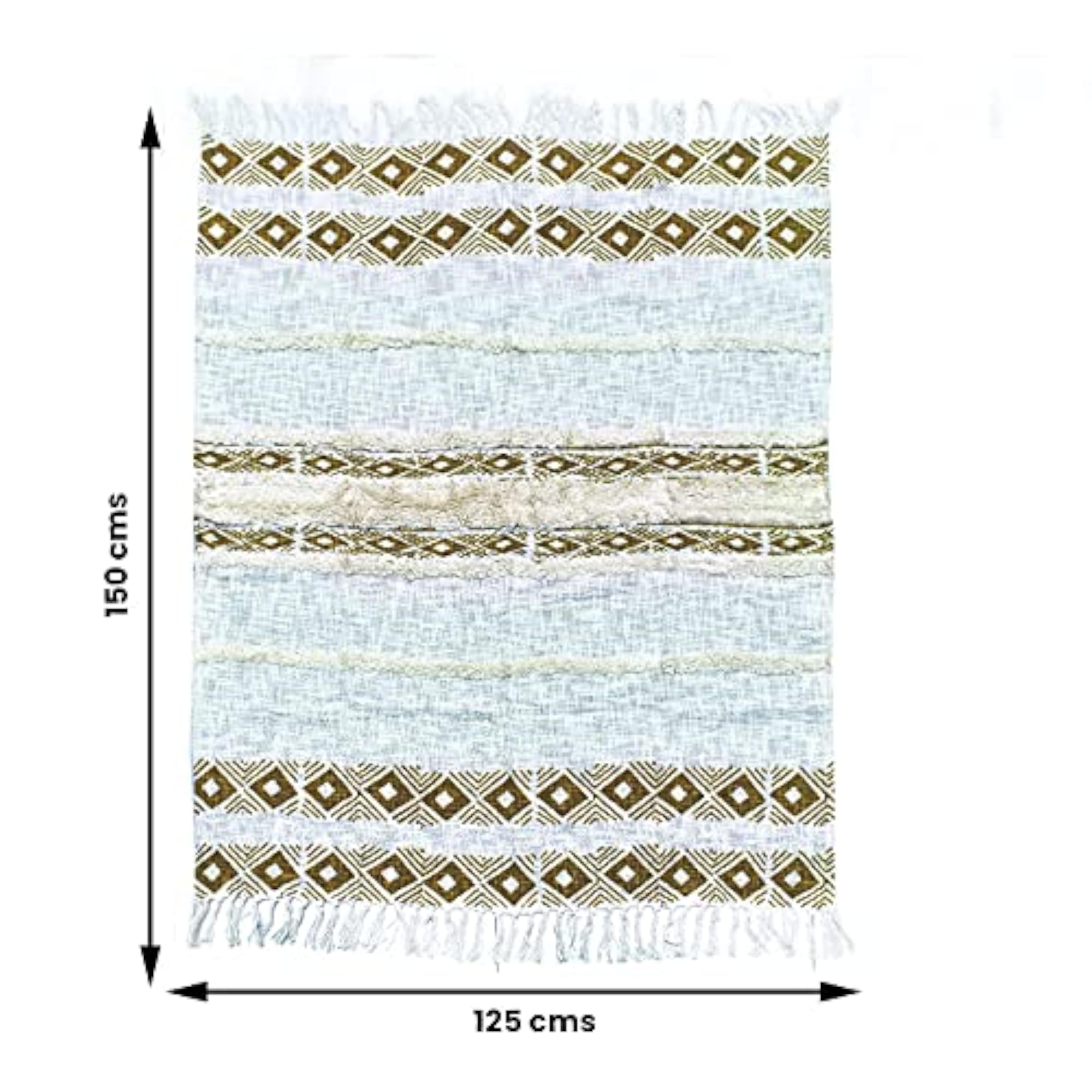 Premium Cotton Throw Blanket, Soft & Cozy