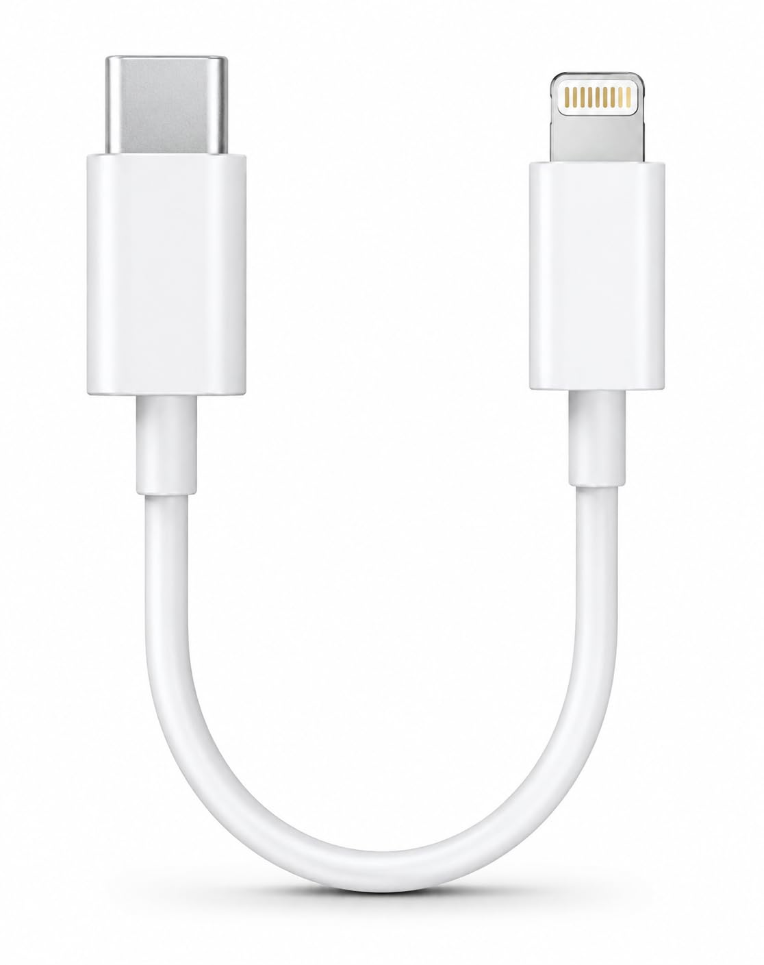 27W Type-C to Lightning Fast Charging Cable 25cm | Short Power Bank Cable for iPhone | Fast Charge & Data Sync | Compact Travel Cable Compatible with iPhone, iPad, Power Banks (White)-picture-17