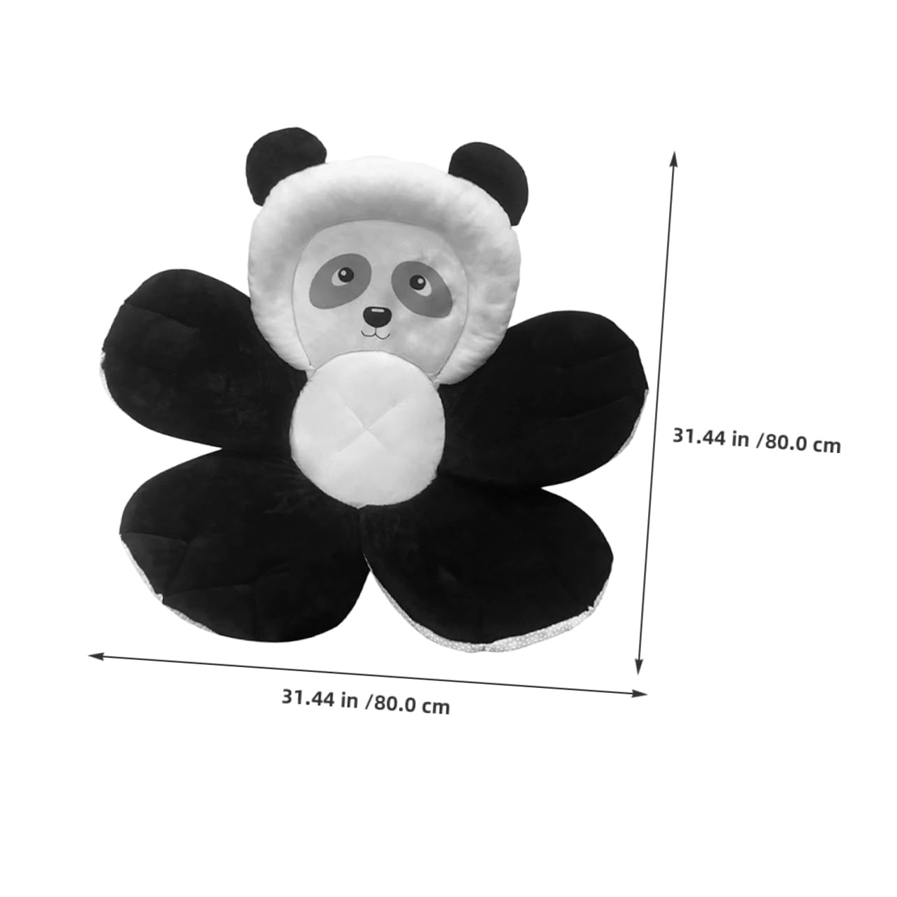 Tappetino Bagno Antiscivolo per Forma Panda Morbido Bagnetti Sicuri e Divertenti