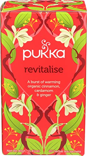 Pukka, Tea Herbal Revitalize Organic, 20 Count