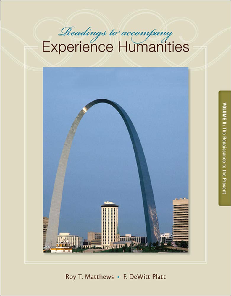 Readings to Accompany Experience Humaniti…