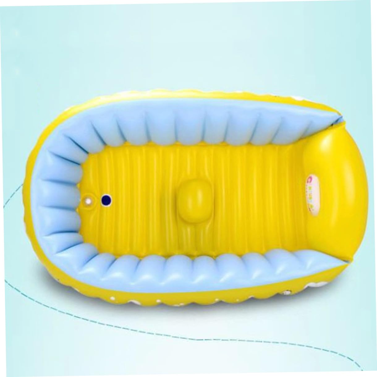 Vasca da Bagno Gonfiabile in Pvc Resistente per Ragazzo Ragazza Design a Cartone Animato Piscina Piccola Pratica per Uso Interno ed Esterno