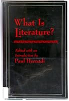 What Is Literature? 0253365058 Book Cover