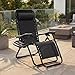 Best Choice Products Set of 2 Adjustable Steel Mesh Zero Gravity Lounge Chair Recliners w/Pillows and Cup Holder Trays - Black