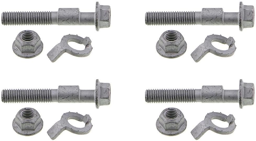 Front Rear Alignment Cam Bolt Kit 4PC for Mercury Tracer 1987-1999 for Nissan Pulsar NX 1987-1990 for Aerio 2003-2007 for Esteem 1995-2002 for Forenza 2004-2008 for Reno 2005-2008