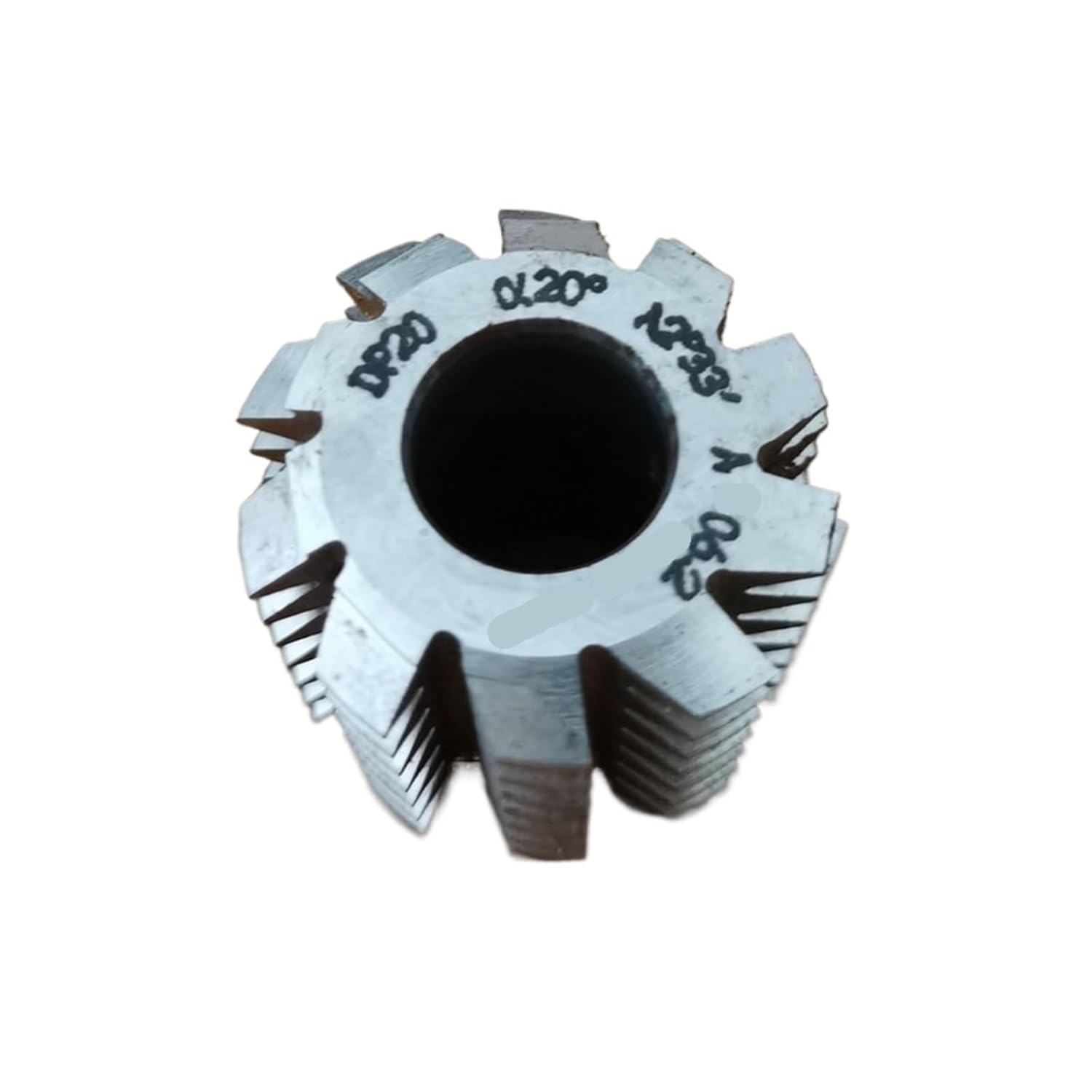 Hobbing Cutters, HSS DP14 15 16 18 19 DP20 22 24 26 28 DP30 32 34 35 36 37 38 39 Small Module Gear Hob Cutter PA20 Degree 13mm Hole,Tools(DP14 13mm Hole,Black Coated)