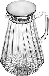 WOLFF - Jarra de Vidro Borossilicato com Tampa de Metal Classic 1,7L