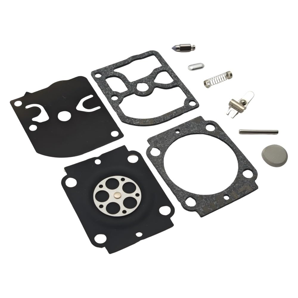 Jardinería Kit de reparación de carburador de 10 Piezas for cortacésped BG86, soplador C1M-S141, C1M-S142 y C1M-S145. Reemplaza Las Herramientas de jardín RB-155. Piezas de Mantenimiento