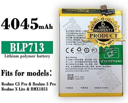 Image of Original BLP713 Battery for Realme 3 Pro RMX1851 [4045mAh] Battery with 6 Month Warranty** (J0046)