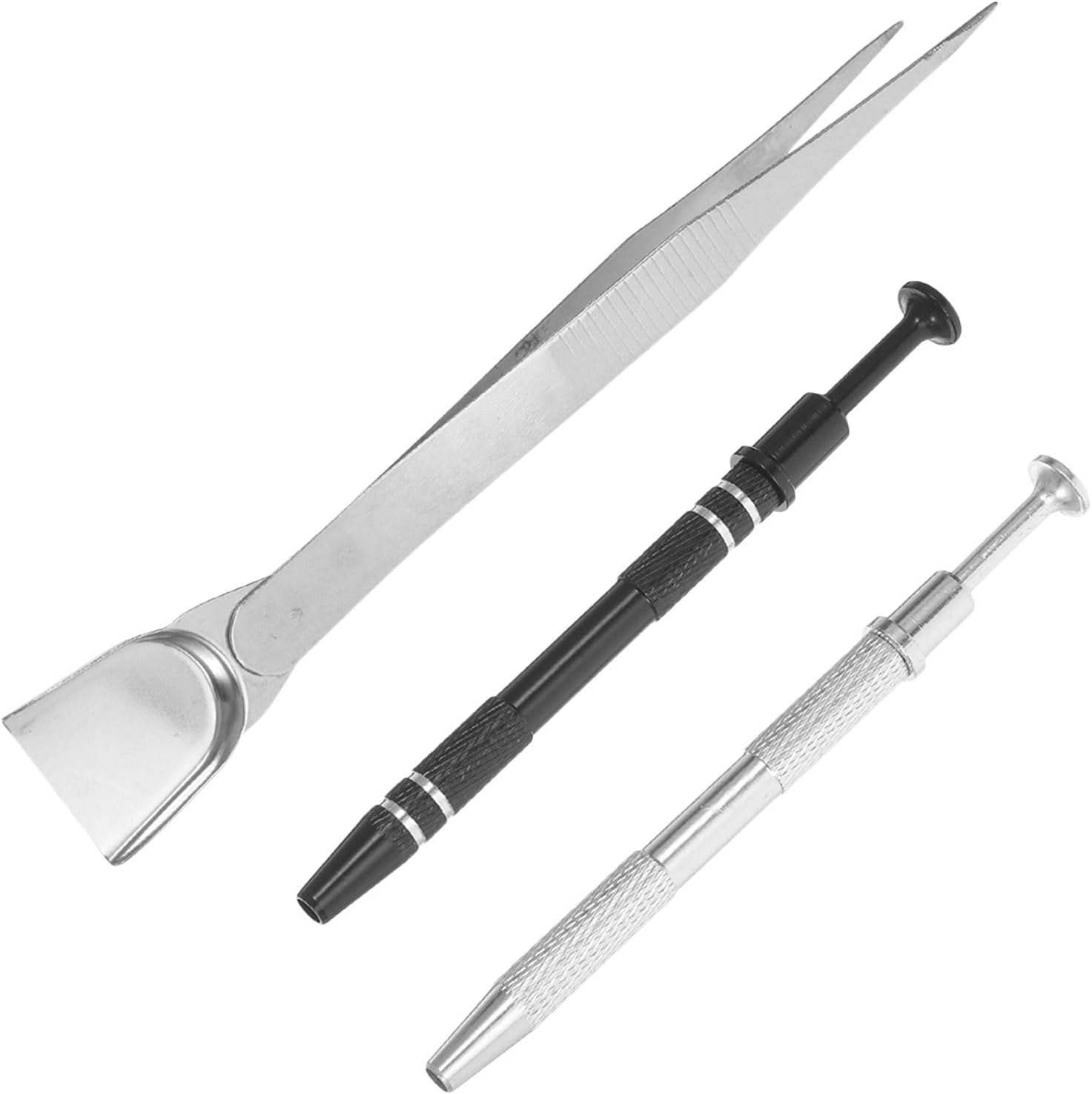 Jewelry Grabber Tool Set with Scoop Tweezers and 4 Prong Picker
