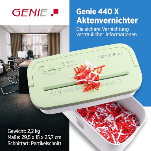 Broyeur de documents GENIE P-4 : l'excellence de la coupe compacte et mobile