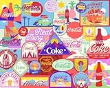 Springbok Coca Cola Outdoor Escape Puzzle de 1000 pièces pour adultes – Collage Coca Cola coloré