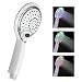 Produktbild LED Brause Duschkopf 3 Farben Farbwechsel Thermometer Handbrause - mit Temperaturanzeige und LED-Schutzlicht