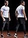 NELEUS Men's 3 Pack Compression Baselayer Athletic Workout T Shirts,5022,Black,Grey,White,US M,EU L