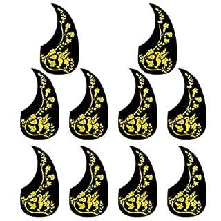 Storaffy Pickguard pour Guitare,Lot de 10 protège-médiators étanches pour Guitare Acoustique – Protège-médiators de… - Les Beatles, Paul McCartney, John Lennon, RIngo Starr, George Harrison