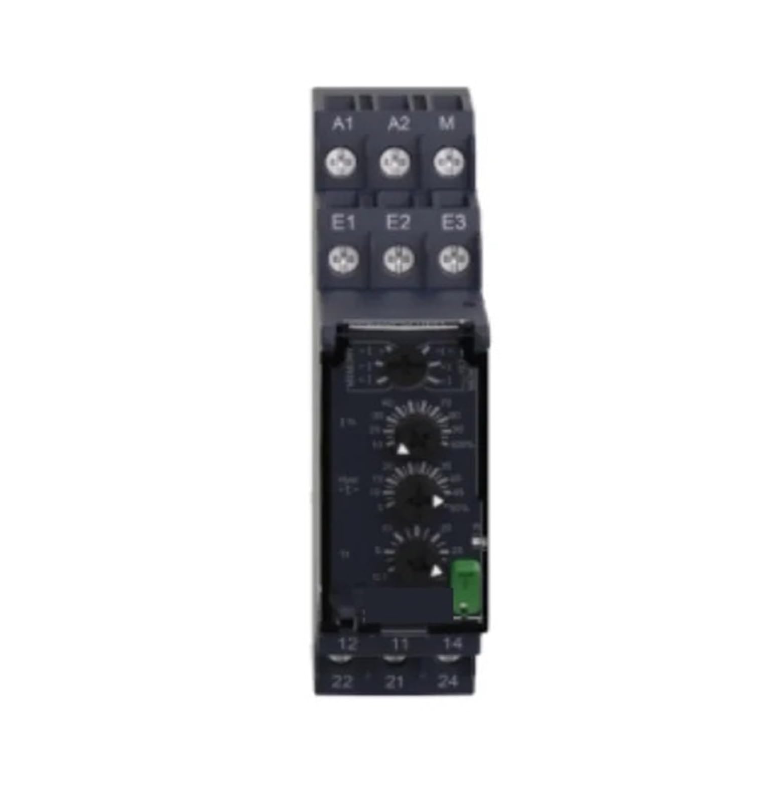 Relais de contrôle de courant mono RM22JA31MR 1A 2CO 24-240V pour armoire électrique