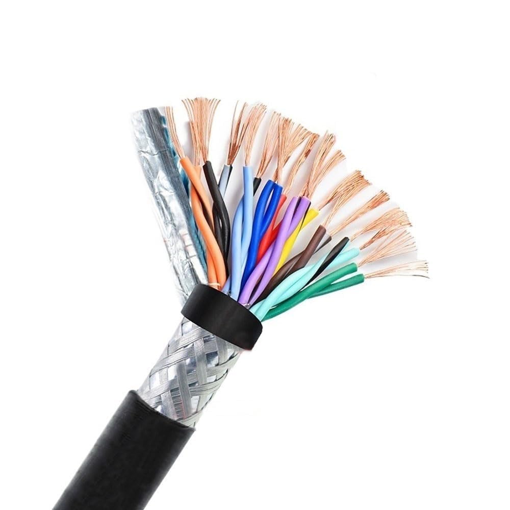 Cable apantallado, Cable de par trenzado 5m 2-16 núcleos 1mm² RVSP alambre cobre aislamiento PVC(16 core x 1mm²)