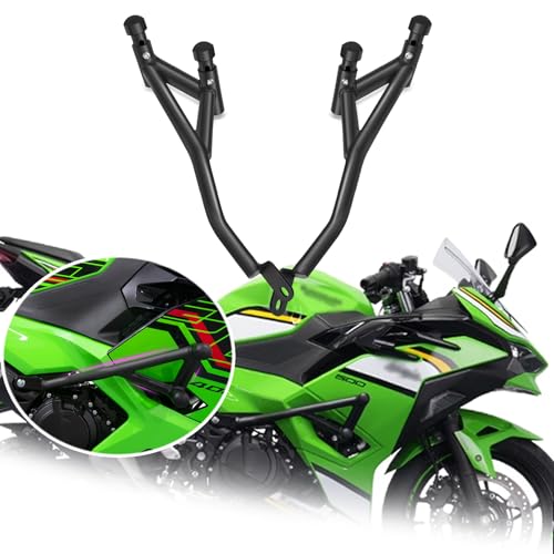 For ニ&ンジ&ャ500 ニ&ン&ジャ 400 N&IN&JA500 400 n&in&ja 500 400 2024 用 オートバイ エンジン ハイウェイ クラッシュ バー バンパー スタント ケージ フレーム プロテクター バー n&in&ja500