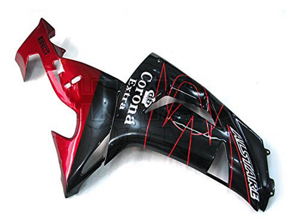 Amazon.co.jp: ブラック レッドーフェアリング、ZX-10R ZX10R 2006