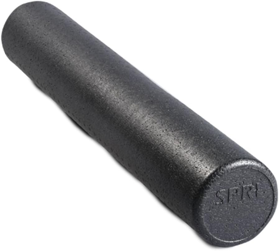 SPRI Foam Roller High Density Extra Firm Muscle Massage Roller (Available in 12, 18, 36-Inch Lengths)