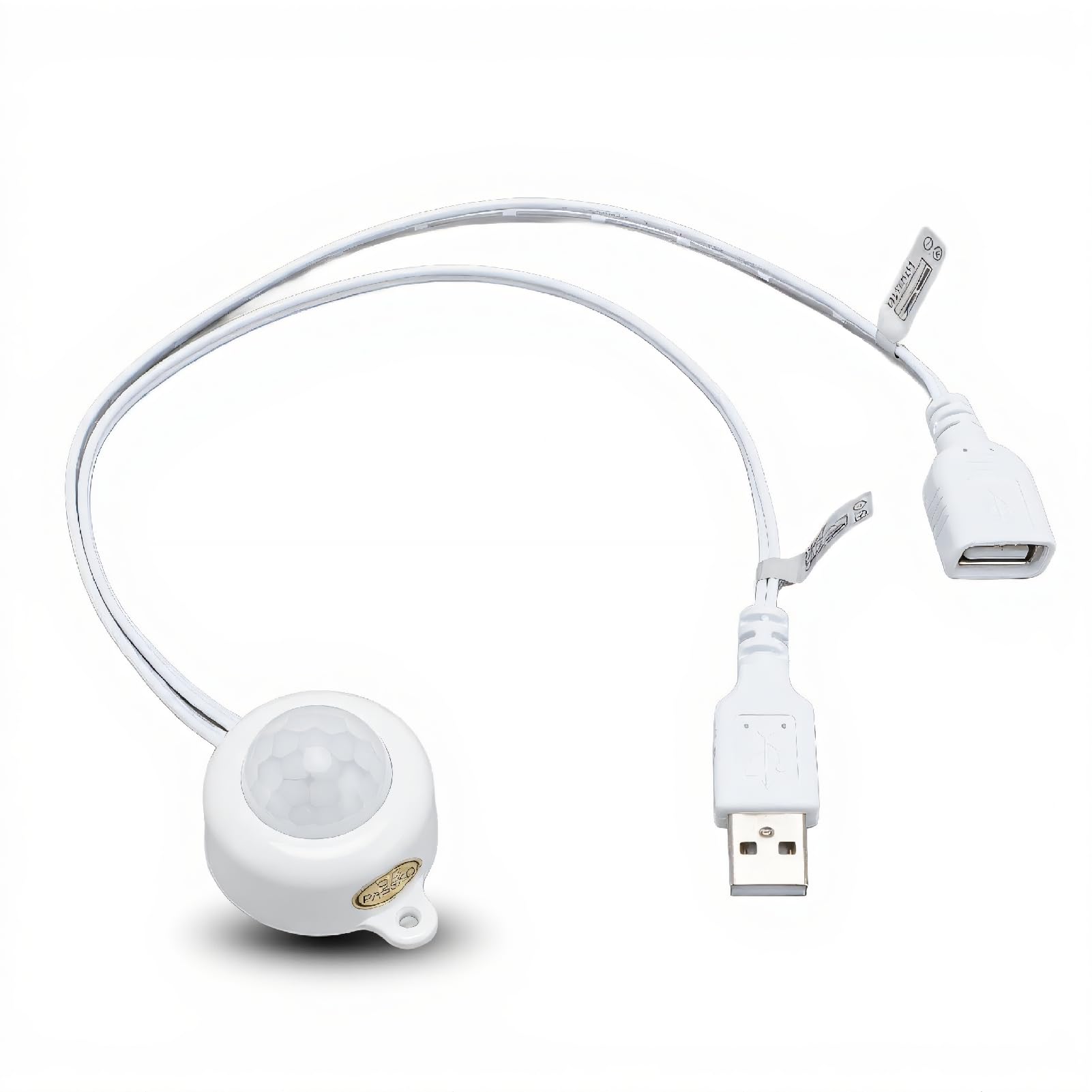 LED Body Motion Sensor, USB Interface PIR Motion Activated Sensor Effective Plug and Play for Light Strip (White)-picture-18