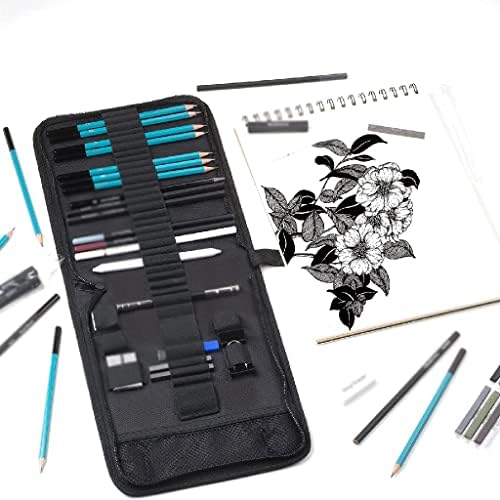 XDSRFVW 50-piece Drawing Sketch Set Paper Artist Kit image 5