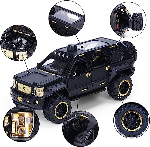 Image of Invite Enterprise Die-Cast Zinc Alloy 1:24 Scale G-Potton Big Daddy Pull Back SUV with Blinking Lights, Car for Kids【Pack of 1】【Colors as Per Stock】