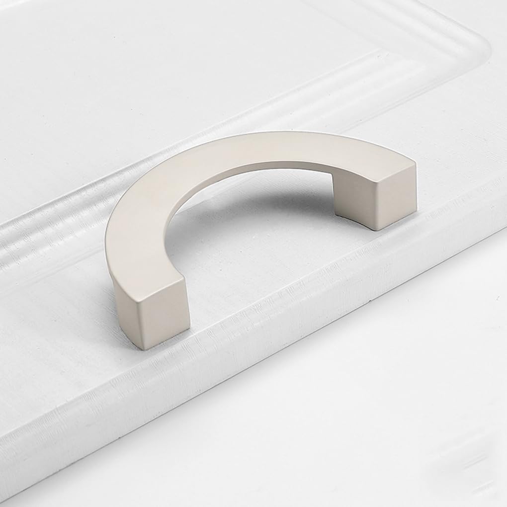 2 Pièces Poignée De Tiroir En Demi-Lune Boutons De Portes Alliage De