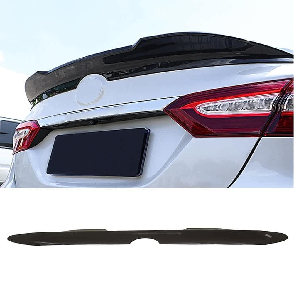 for Camary Rear Spoiler Fit for 2018-2024 Toyota Camary SE XSE LE XLE M4 Trunk Wing ABS Painted TDR-Style Gloss Black Rear Trunk Wing Accessories Exterior