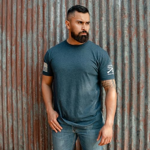 Image of Grunt Style Basic Crew Pack - USA, American Graphic Tee, Patriotic, Everyday, T-Shirts for Men Pack