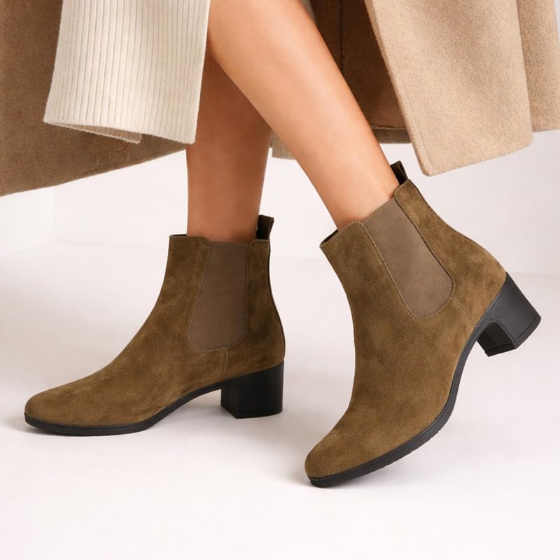 Image of FAUSTO Women Flared Heel Boots