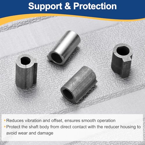 QUARKZMAN Wellenhülse 8mm Wellenmotor Zu 11mm Bohrungsadapter Turbinenreduzierer Wellenhülse Für NMRV030 Schneckengetriebe Drehzahlreduzierer