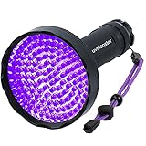 UV Blacklight Flashlight, Super Bright 128 LED Pet Dog Cat Urine Detector light Flashlight for Pet Urine Stains, UV Black light Flashlight for Bed Bugs, Scorpions Hunting