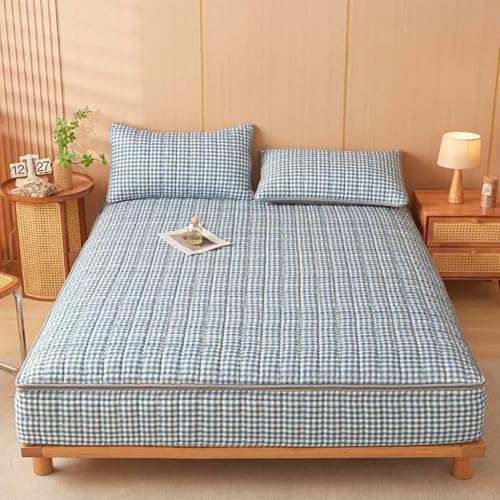 Protector de colchón 180x200 impermeable con cremallera de 6 lados lavable 2