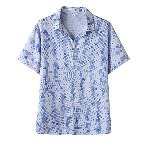 Camisas masculinas manga curta primavera verão casual estampadas moda top camisas masculinas camisas