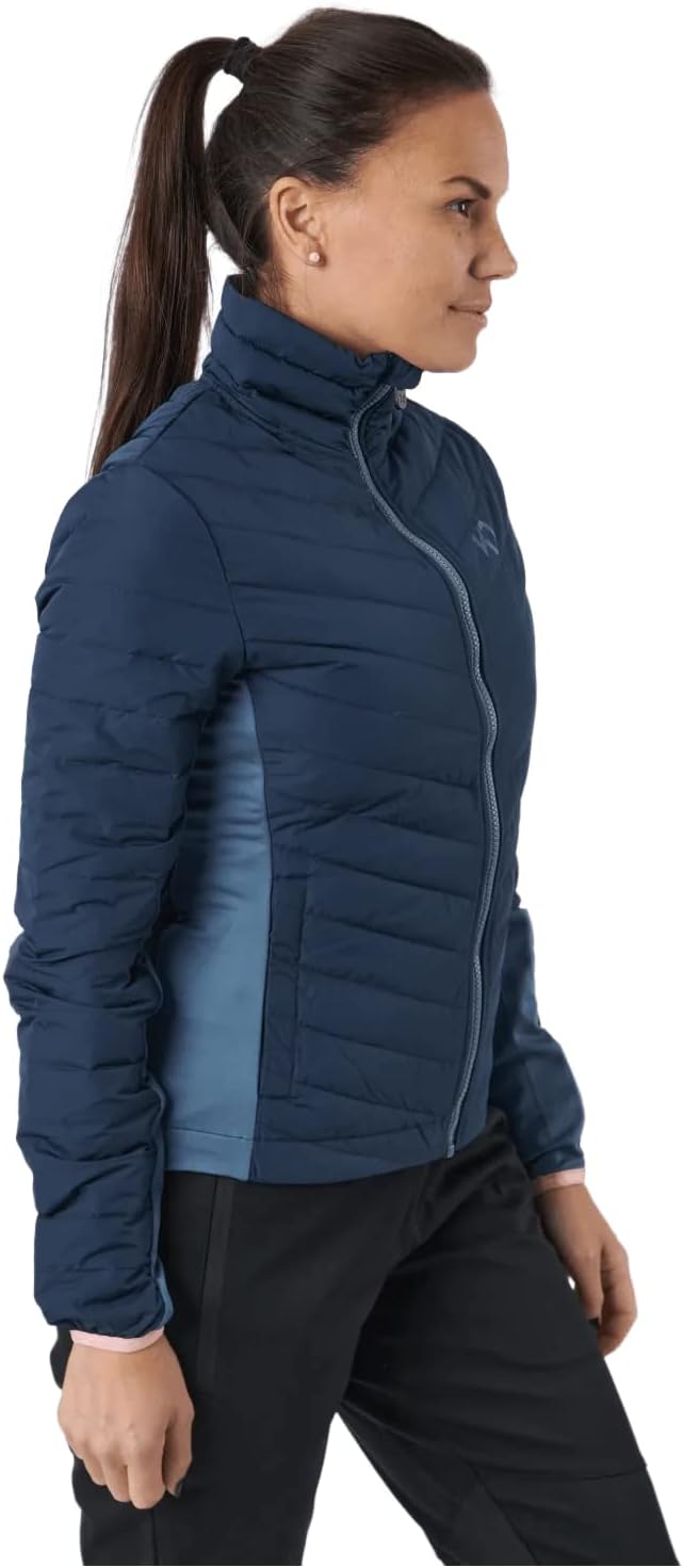 Kari Traa Eva Women's Lightweigh Down Jacket, Water-Resistant Down Sweater, Secure Hand Pockets, Front Zip Design
