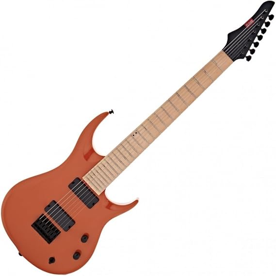 7-String Electric Guitar 27 Scale Length, 529 by G4M, Marmalade