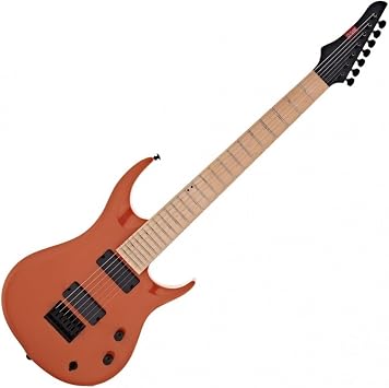 7-String Electric Guitar 27 Scale Length, 529 by G4M, Marmalade