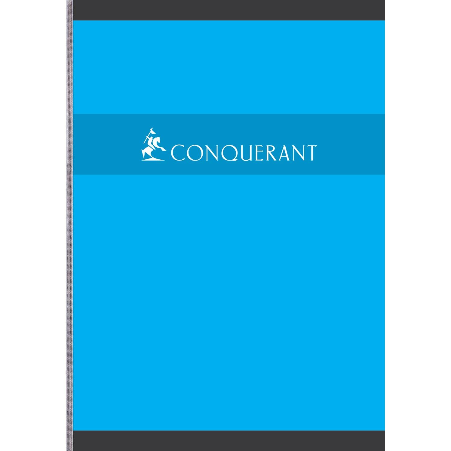 CONQUERANT Lot de 10 Cahiers broché A4 192 pages 70g quadrillé 5x5 coloris aléatoires