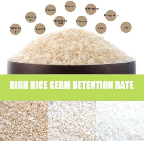 Professional Grain Mill & Automatic Rice Huller, Dual Function Rice Milling & Peeling Machine for Home Use, High Efficiency, Easy Operation, Durable Design