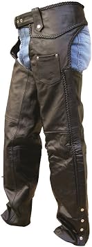 Unisex Adult AL2418 Chaps 3X-Small Black