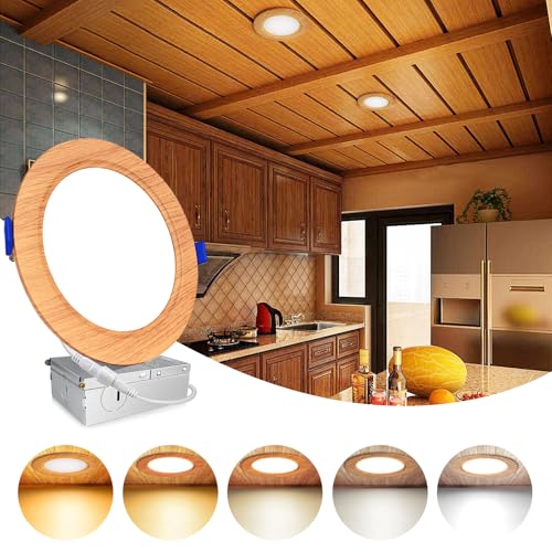 LTBLIGHT 12-Pack 6-Inch LED Recessed Lights, Dimmable, 5CCT