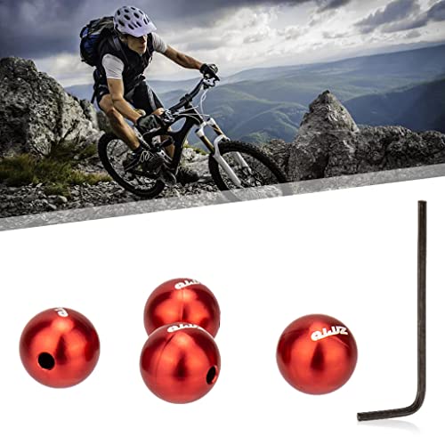 Almencla Conjunto de tampas de extremidade de cabo de freio de bicicleta 4 unidades Crimpagem de lig
