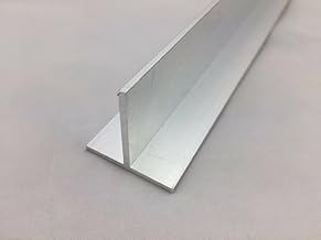 B&T Metall Aluminium T – Profile 20 x 20 x 2 mm AlMgSi0.5 F22 Weldable Anodisable, Length Approx. 2 m (2000 mm +0/- 3 mm)