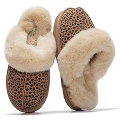 Dark Brown Leopard Suede