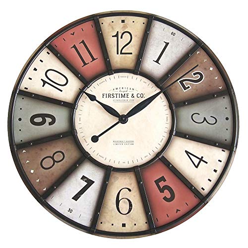 FirsTime & Co. Color Motif Wall Clock, 27, Multicolor