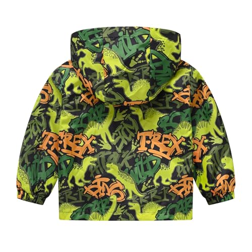 Toddler Baby Outwear Jacket Girls Boys Cute Cartoon Coats Rain Windbreaker Hooded Zip Lightweight Outerwear 20252